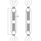 Open Turnbuckle Eye/Eye DIN 1480