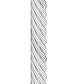 Galvanised Steel Wire Rope Per Meter