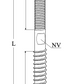 Dowel Screw - Right Thread