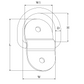 D Ring with Lashing Ring